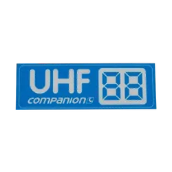 Companion Uhf Channel Sticker
