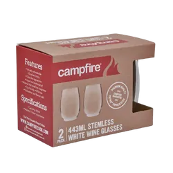 Tritan Stemless White Wine 443Ml 2 Pack