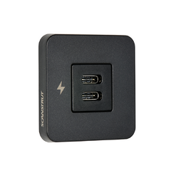 Scanstrut Charge Socket Tile Interior Dual Usb C 12/24V Blk