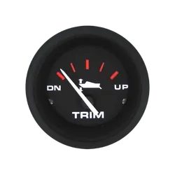 Veethree Instruments - Black Amega Domed Trim Gauge Suits mercury/mariner & Yamaha >2001 Onwards