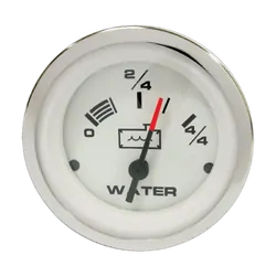 Veethree Instruments - Lido Pro Domed Water Tank Gauge White