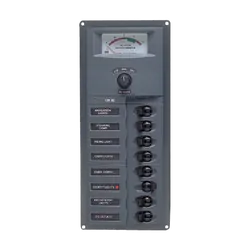 BEP DC Circuit Breaker Switch Panel 8CB Vertical 12V Analog