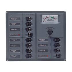 BEP DC Circuit Breaker Switch Panel 12CB 24V Analog