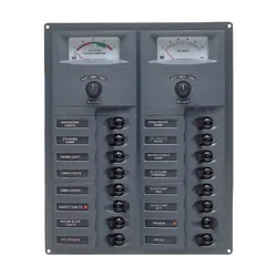 BEP DC Circuit Breaker Switch Panel 16CB 12V Analog