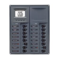 BEP DC Circuit Breaker Switch Panel 16CB 12-24V Digital