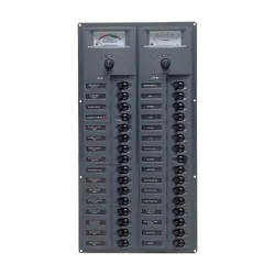 BEP DC Circuit Breaker Switch Panell 32CB Vertical 12V Analog