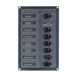 BEP AC Circuit Breaker Switch Panel 6CB AC 250V