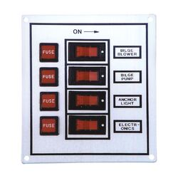 BLA Silver Alloy Switch Panel 4 Position