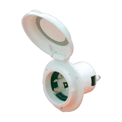 Marinco Power Inlet Socket 16A 230V 50Hz White