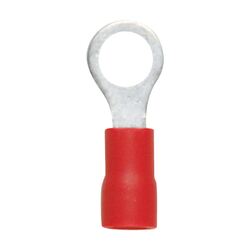 Carroll Pre-Insulated Ring Terminal 100 Pack Red 3.2mm