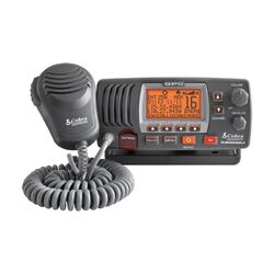 Cobra Marine VHF Fixed Radio With GPS Dark Grey