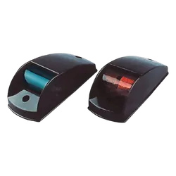 Bla Navigation Lights Port & Starboard Side Mount Black Led