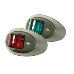 Bla Navigation Lights Port & Starboard Side Mount Black