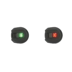 Attwood Lightarmor Side Mount Navigation Lights Port & Starboard Black