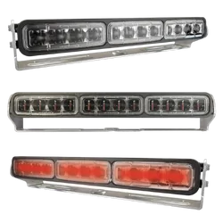Model 529 - 12/24V Led Safety Light - Red Stripe