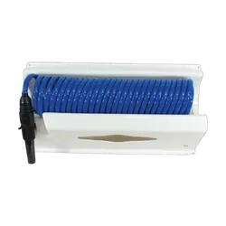 Easterner Coiled Deck Wash Hose Including Mount