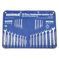 Kincrome Combination Spanner Set 24 Piece - Metric/Imperial