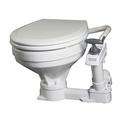 Johnson Pump Aqua-T Manual Toilet Compact Oval