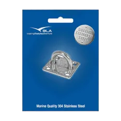 BLA Rectangular S/Steel Pad Eye G304 8mm x 40mm x 50mm Pack 1