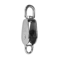 BLA Stainless Steel Block Becket/Swivel 14 x 50mm Nylon Sheave