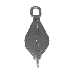 BLA S/Steel Trawl Block Becket/Swivel 14 x 75mm S/S Sheave