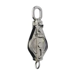 BLA S/Steel Snatch Block Becket/Swivel 16 x 100mm S Steel