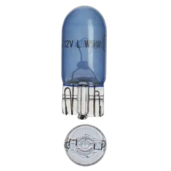 Narva 12V 5W W2.1 X 9.5D W5W Arctic Blue Wedge Premium Globes (Blister Pack Of 1)