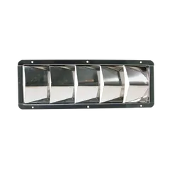 Vent 5 Louvre Stainless Steel 325mm x 112mm
