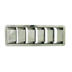 Vent 6 Louvre Stainless Steel 325mm x 112mm