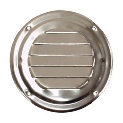 Bla Louvre Vent Round Stainless Steel 102mm