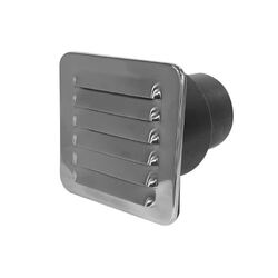 BLA Louvre Vent Stainless Steel 75mm & 100mm Tail