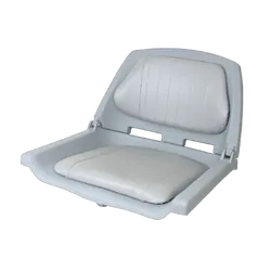 Crew Fold Down Seat Grey/ Grey Vinyl Cushion