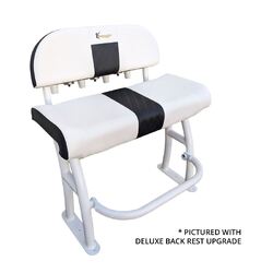 Fishmaster Pro Series Leaning Seat Deluxe White