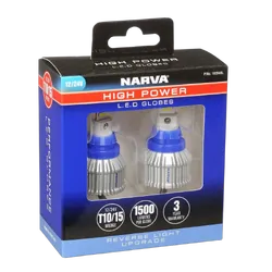Narva 12/24V T15 Hp Rev Led Globes(2)
