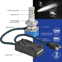 Narva H7 12/24V Gen III High Beam Led Performance Globe Kit