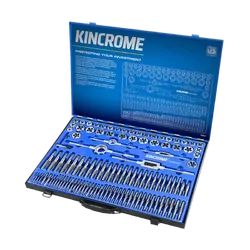 Kincrome Tap & Die Set 110 Piece Nc / Nf / Metric & Imperial