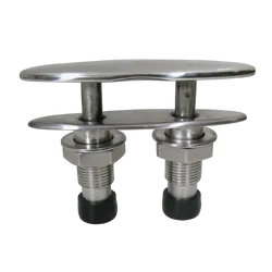 Marine Town - Drop Down Cleat Cast G316 Stainless Steel 110mm