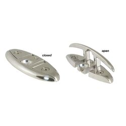 MARINE TOWN - FOLDAWAY CLEAT CAST G316 STAINLESS STEEL 155MM