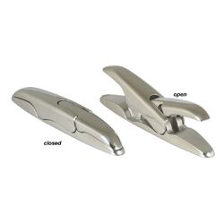 Marine Town - X-Folding Cleat Cast G316 Stainless Steel 153mm