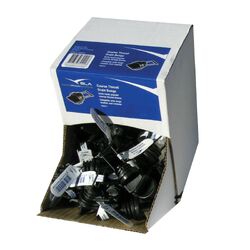 Replacement Bung & Washer Black Plastic Box 80