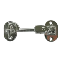 BLA Hook Double Hinged Chrome Brass 100mm