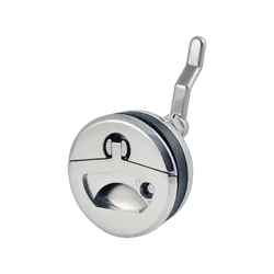 Marine Town - Lift Ring Latch With Lock Stainless Steel 65mm Outside Dia
