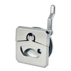Marine Town - Lift Ring Latch With Lock Stainless Steel 65mm Square