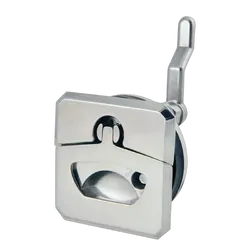 Marine Town - Lift Ring Latch With Lock Stainless Steel 65mm Square