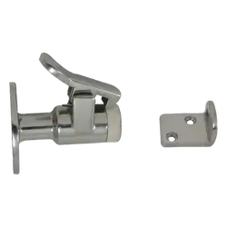 Marine Town Door Stop Catch Cast Stainless Steel 87mm