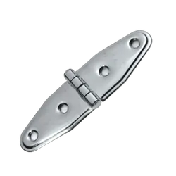 Bla Strap Hinge Pressed Stainless Steel 105mm x 31mm Pair