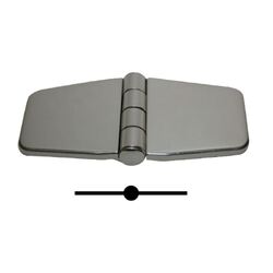 Marine Town Covered Hinge S/Steel 80mm x 40mm x 9mm