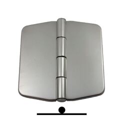 Marine Town Covered Hinge S/Steel 74mm x 80mm x 9mm