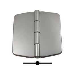 Marine Town Covered Hinge S/Steel Low Profile 74mm x 80mm x 7mm
