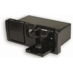 Glove Box With Drink Holders Black Plastic